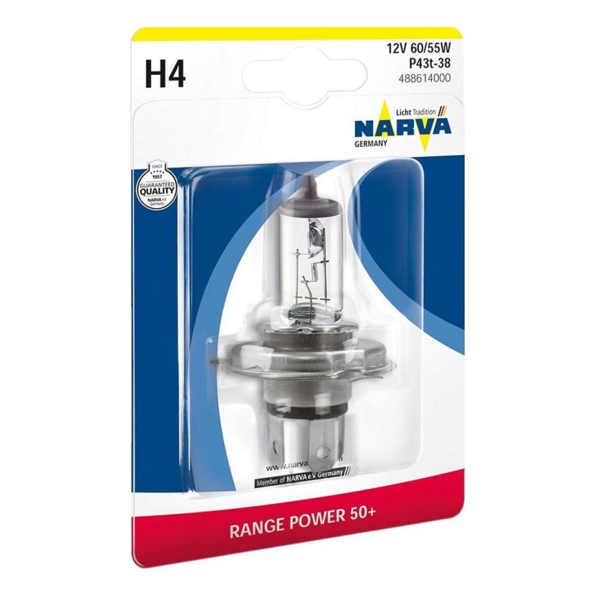 Auto žarulja H4 P43t-38/60/55W/12V - Narva 48861RPNVAB1