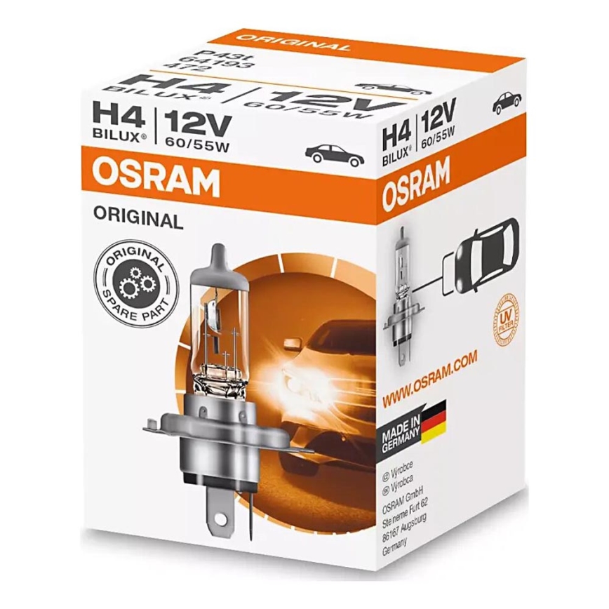 Auto žarulja H4 P43t/60/55W/12V - Osram
