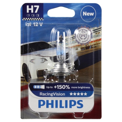 Auto žarulja Philips RACINGVISION 12972RVB1 H7 PX26d/55W/12V 3500K
