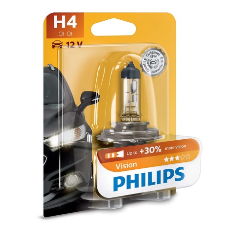 Auto žarulja Philips VISION 12342PRB1 H4 P43t-38/60W/55W/12V 3200K