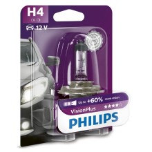 Auto žarulja Philips VISION PLUS 12342VPB1 H4 P43t-38/55W/12V