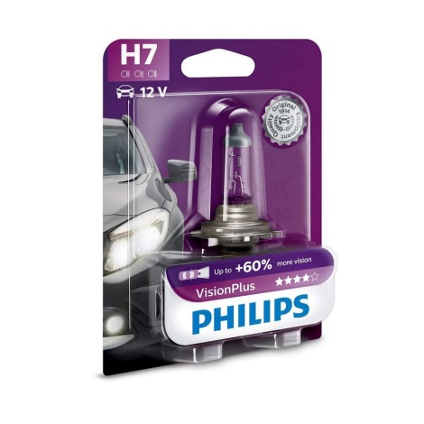 Auto žarulja Philips VISIONPLUS 12972VPB1 H7 PX26d/55W/12V
