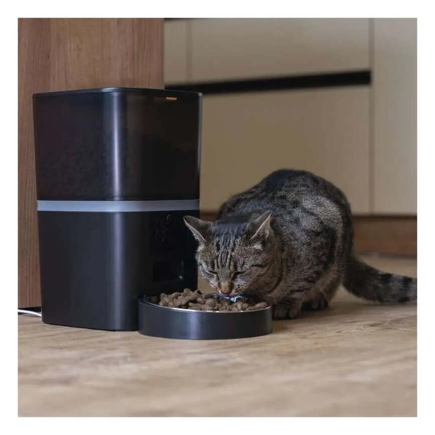 Automatski dozator hrane s mikrofonom i kamerom 6l/5V/4xAA Wi-Fi