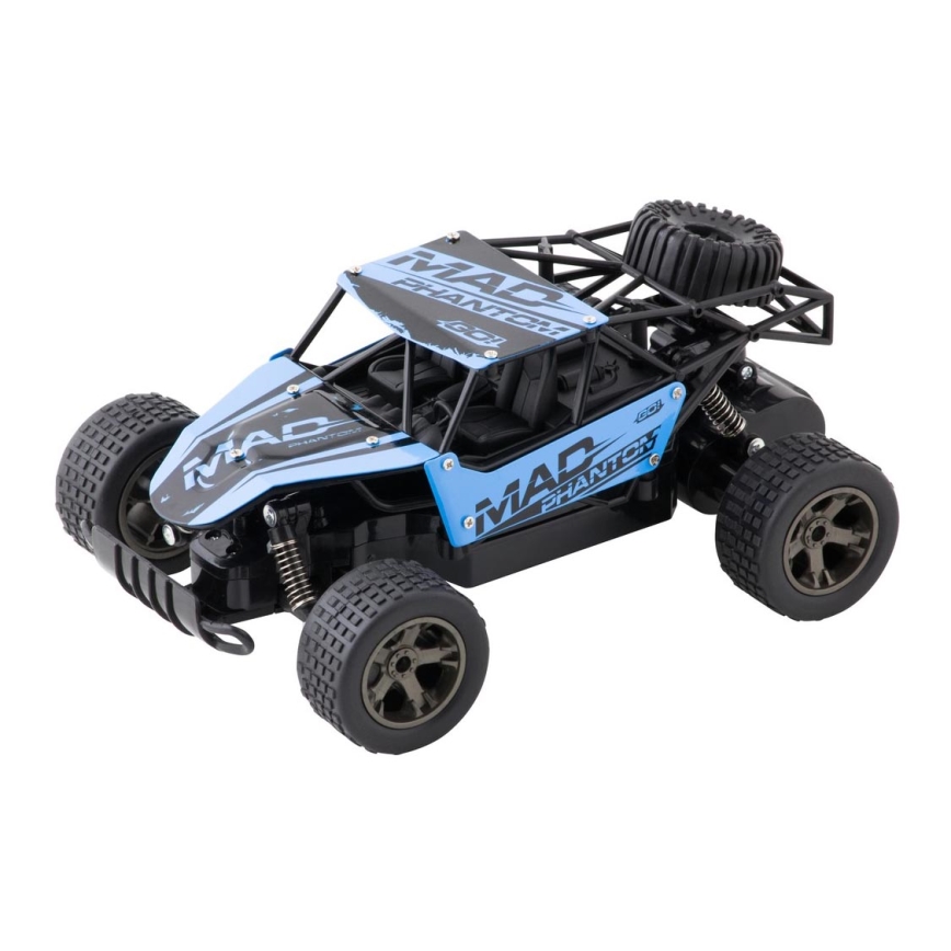 Automobil Bulan na daljinsko upravljanje 4xAA + 2xAA crna/plava