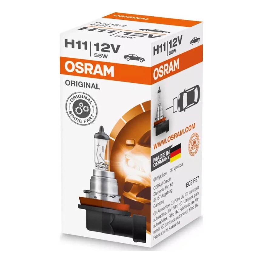 Autožarulja H11 PGJ19-2/55W/12V - Osram