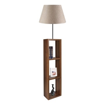 AYD 1xE27/40W/230V smeđa/siva podna lampa