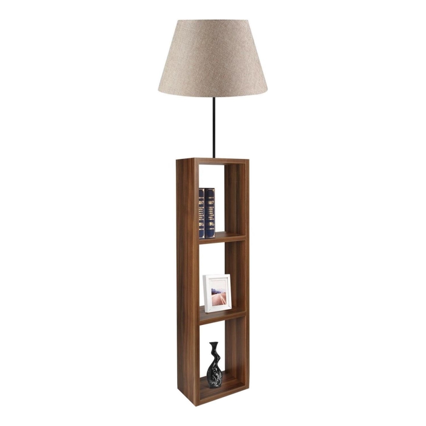 AYD 1xE27/40W/230V smeđa/siva podna lampa
