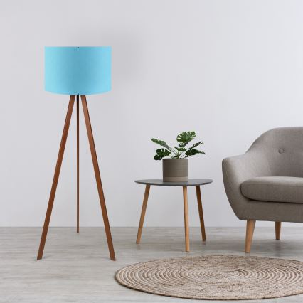 AYD stajaća lampa 1xE27/40W/230V plava/smeđa