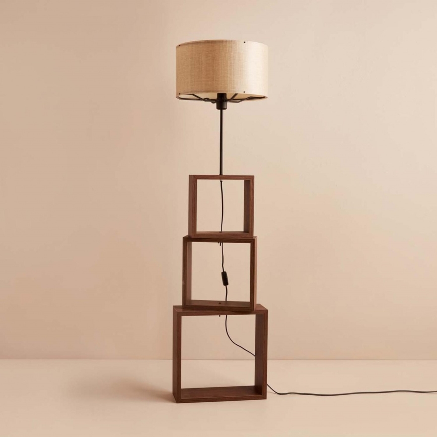 AYD Stajaća lampa 1xE27/40W/230V smeđa