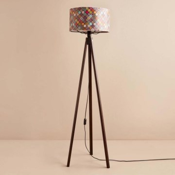 AYD Stojična lampa 1xE27/40W/230V smeđa/rainbow