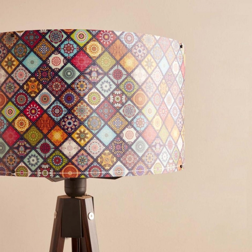 AYD Stojična lampa 1xE27/40W/230V smeđa/rainbow