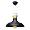 AYD viseća lampa 1xE27/40W/230V crna/zlatna