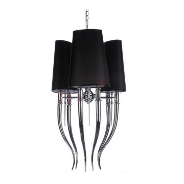 AZ1345 Azzardo - Luster na lancu DIABLO 6xE14/11W/230V crna