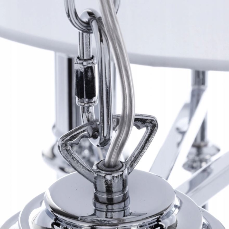 Azzardo AZ0173 - Luster na lancu DIABLO 12xE14/11W/230V bijela
