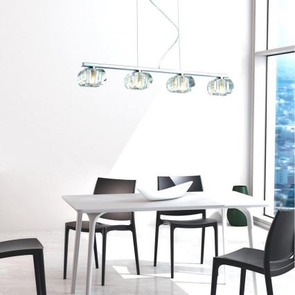 Azzardo AZ0493 - Luster na sajli RUBIC 4xG9/40W/230V