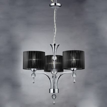 Azzardo AZ0498 - Luster na lancu IMPRESS 3xE27/60W/230V