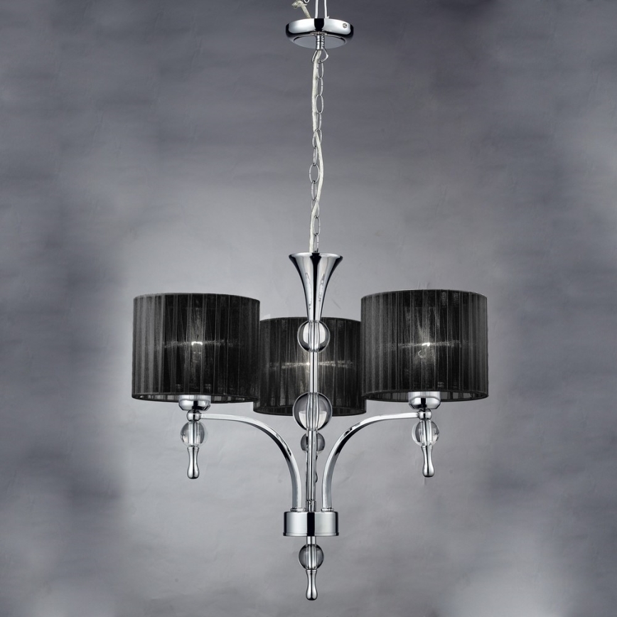 Azzardo AZ0498 - Luster na lancu IMPRESS 3xE27/60W/230V