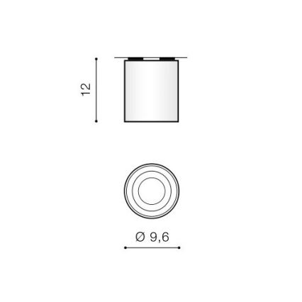 Azzardo AZ0779 - Stropna svjetiljka BROSS 1xGU10/50W/230V