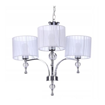 Azzardo AZ1006 - Luster na lancu IMPRESS 3xE27/60W/230V