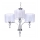 Azzardo AZ1006 - Luster na lancu IMPRESS 3xE27/60W/230V