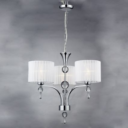 Azzardo AZ1006 - Luster na lancu IMPRESS 3xE27/60W/230V
