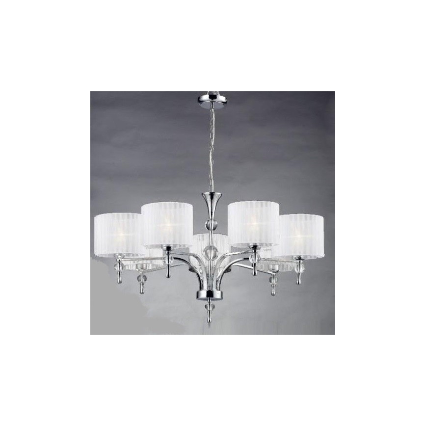 Azzardo AZ1106 - Luster na lancu IMPRESS 7xE27/60W/230V