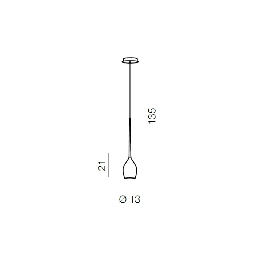 Azzardo AZ1220 - Luster na sajli IZZA 1xE14/40W/230V