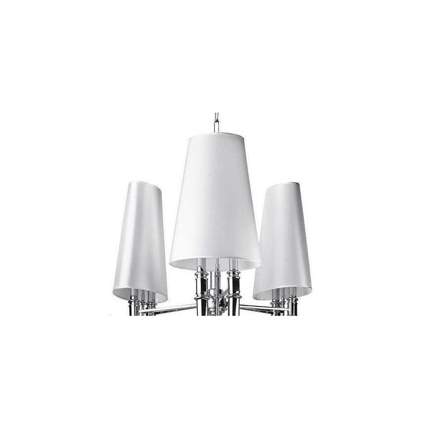 Azzardo AZ1232 - Luster na lancu DIABLO 6xE14/11W/230V bijela