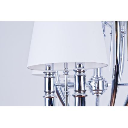 Azzardo AZ1389 - Luster na lancu DIABLO 12xE14/11W/230V bijela