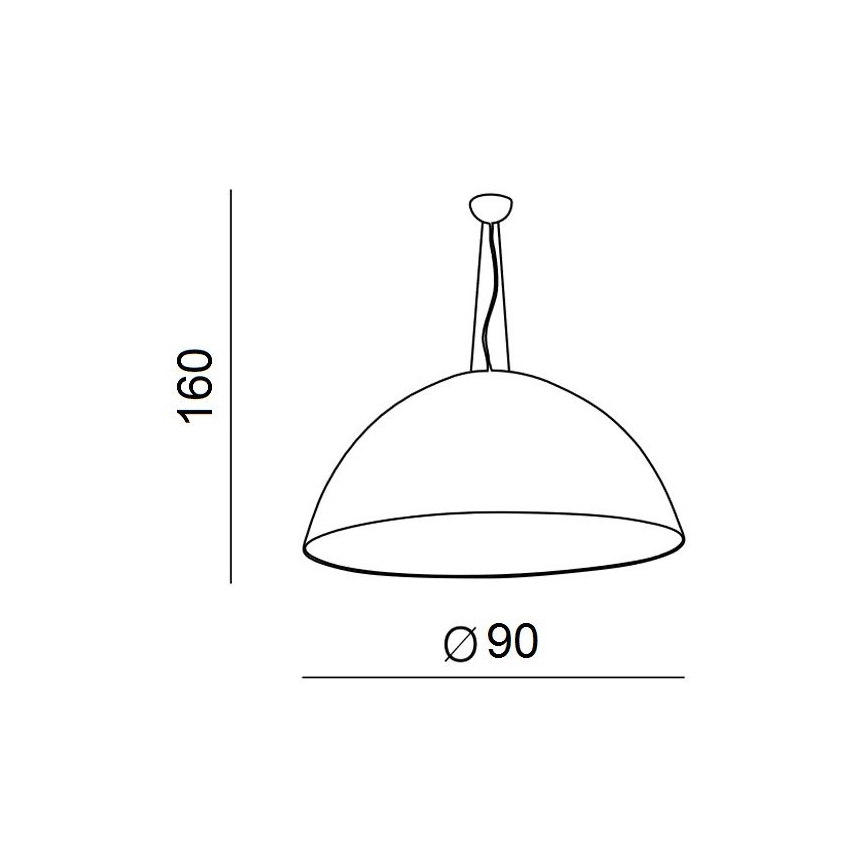 Azzardo AZ1402 - Luster na sajli MAGMA 4xE27/60W/230V