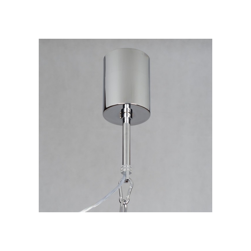 Azzardo AZ1417 - Luster na lancu DIABLO 12xE14/11W/230V crna