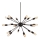 Azzardo AZ1657 - Viseći luster ORBIT 18xE27/60W/230V