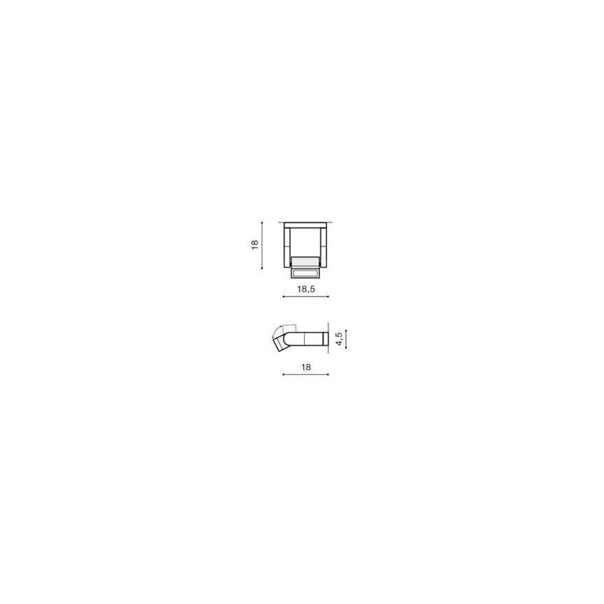 Azzardo AZ2132 - LED Vanjska zidna svjetiljka FRAME LED/8W/230V IP54