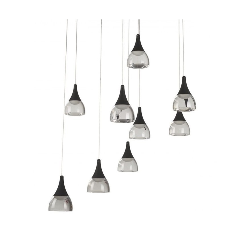 Azzardo AZ3143 - LED Prigušivi luster na sajli DALMATIA 9xLED/5W/230V