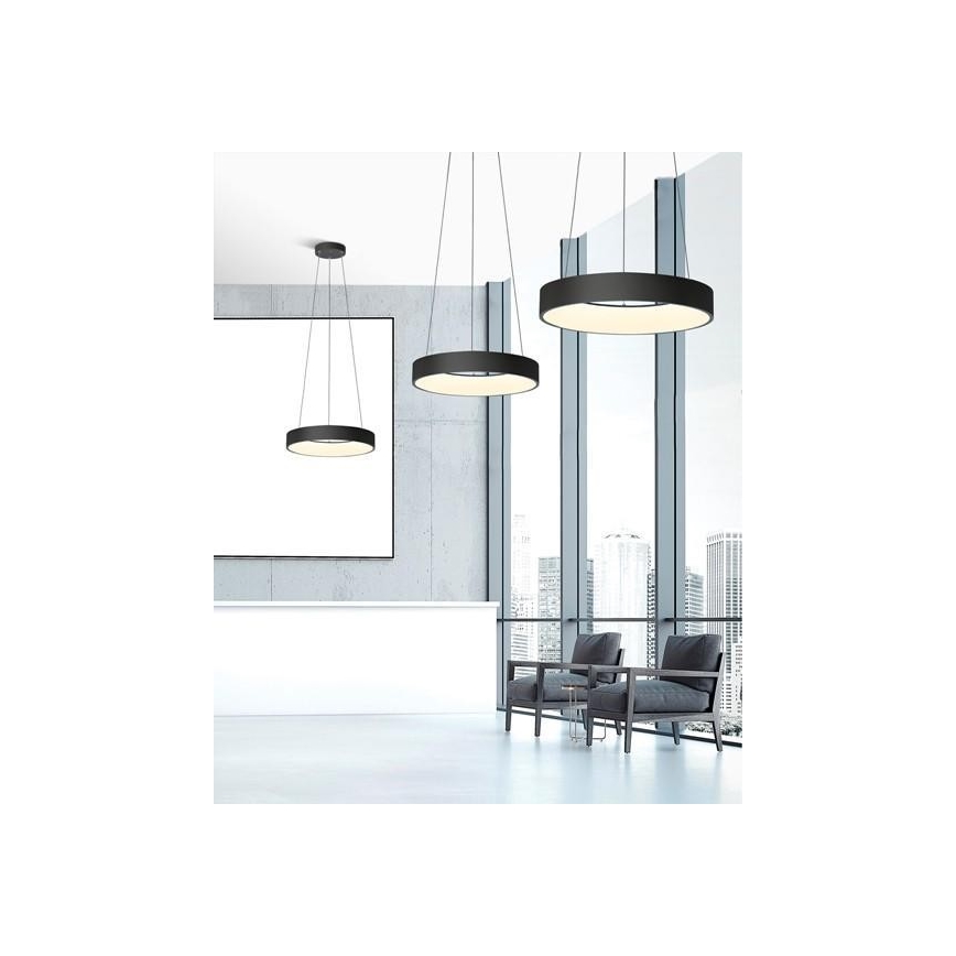 Azzardo AZ3449 - LED Prigušivi luster na sajli SOVANA LED/80W/230V + daljinsko upravljanje