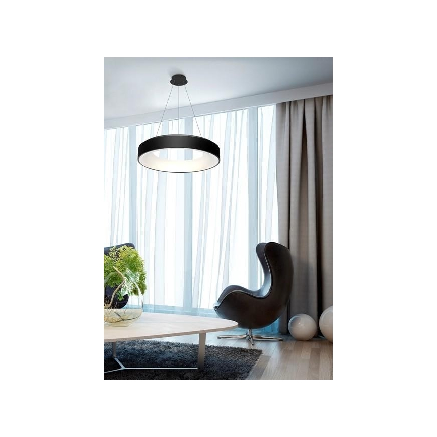 Azzardo AZ3449 - LED Prigušivi luster na sajli SOVANA LED/80W/230V + daljinsko upravljanje
