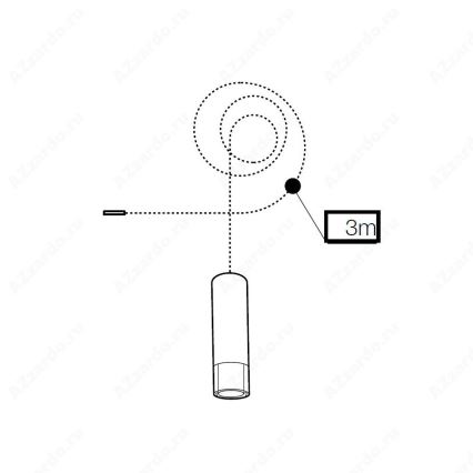 Azzardo AZ3457 -Viseći element ZIKO 1xG9/40W/230V