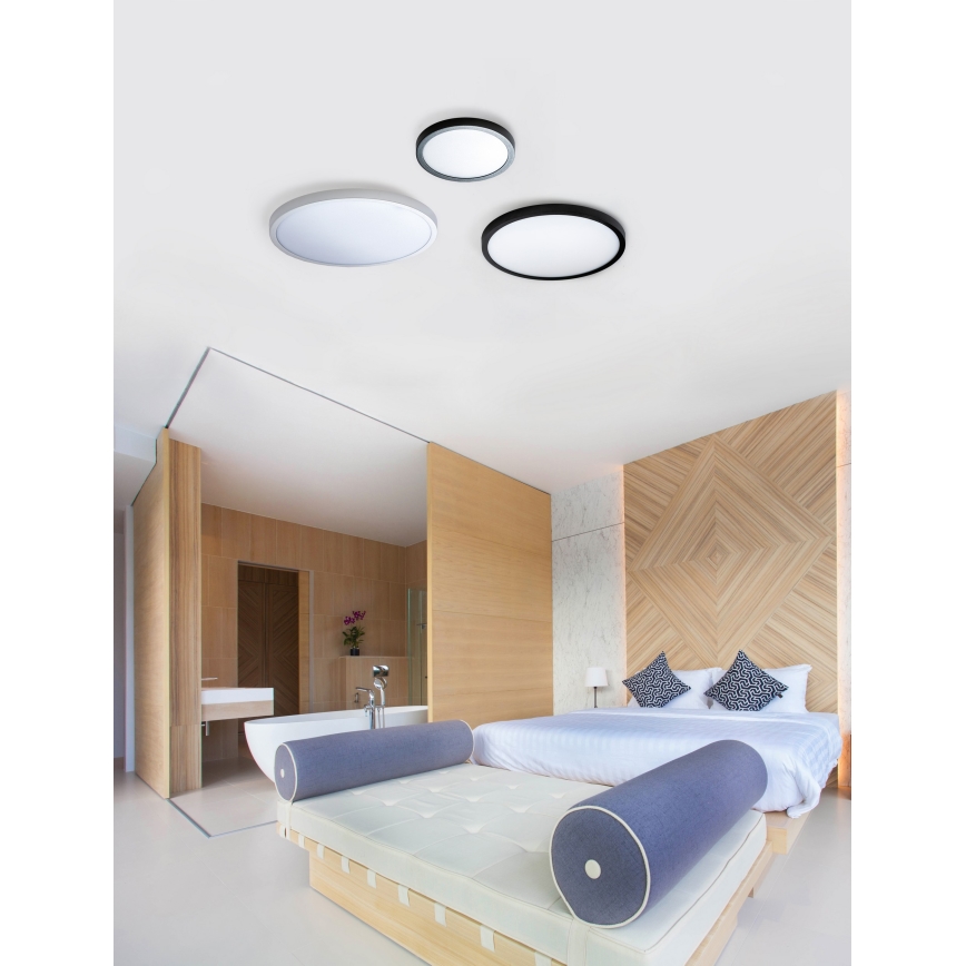 Azzardo AZ4251 - LED Stropna svjetiljka MALTA LED/40W/230V pr. 50 cm 3000K crna