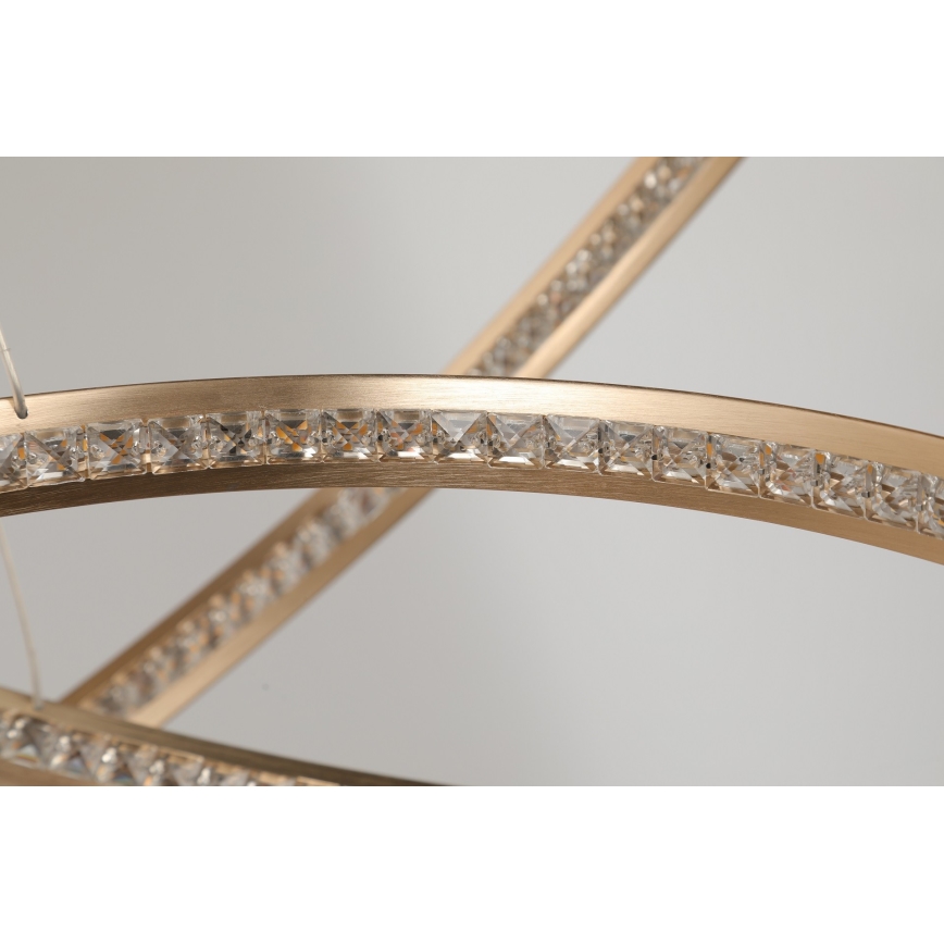 Azzardo AZ4429 - LED luster na sajli BRIGHTON LED/55W/230V zlatna