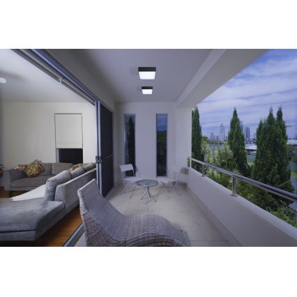 Azzardo AZ4497 - LED Vanjska stropna svjetiljka CASPER LED/15W/230V IP54 uglast