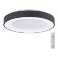 Azzardo AZ4991 - LED stropna svjetiljka s prigušivanjem SANTANA LED/50W/230V crna + daljinski upravljač