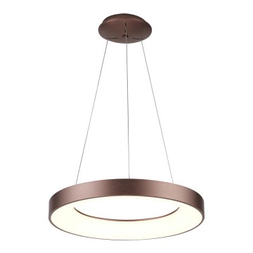 Azzardo AZ4998 - LED luster na užetu SANTANA LED/30W/230V smeđa