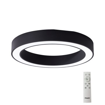 Azzardo AZ5035 - LED stropna svjetiljka s prigušivanjem MARCO LED/60W/230V crna + daljinski upravljač