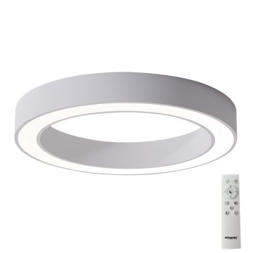 Azzardo AZ5037 - LED stropna svjetiljka s prigušivanjem MARCO LED/80W/230V bijela + daljinski upravljač