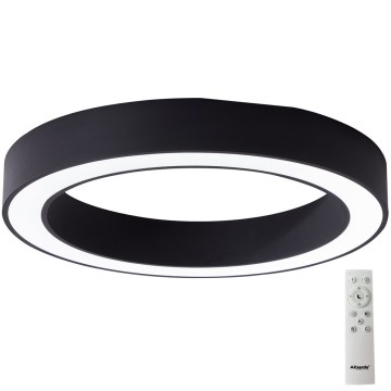 Azzardo AZ5041 - LED stropna svjetiljka s prigušivanjem MARCO LED/100W/230V crna + daljinski upravljač