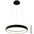 Azzardo AZ5060 - LED prigušivač lustera na užetu ANTONIO LED/32W/230V crna + daljinski upravljač