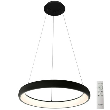 Azzardo AZ5063 - LED prigušivač lustera na užetu ANTONIO LED/50W/230V crna + daljinski upravljač