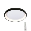 Azzardo AZ5069 - LED stropna svjetiljka s prigušivanjem ANTONIO LED/32W/230V crna + daljinski upravljač