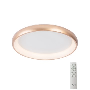 Azzardo AZ5070 - LED stropna svjetiljka s prigušivanjem ANTONIO LED/32W/230V zlatna + daljinski upravljač