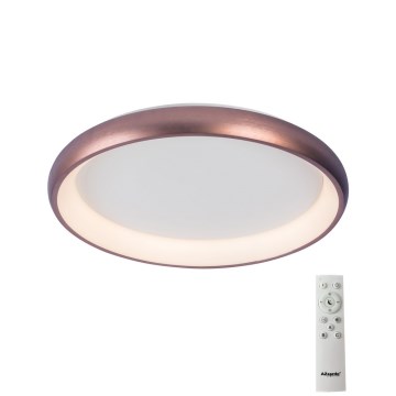 Azzardo AZ5071 - LED stropna svjetiljka s prigušivanjem ANTONIO LED/50W/230V smeđa + daljinski upravljač